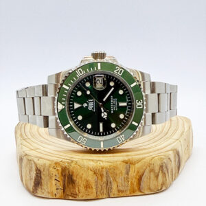 Waterman 41MM Green Dial Green Bezel Sports Watch